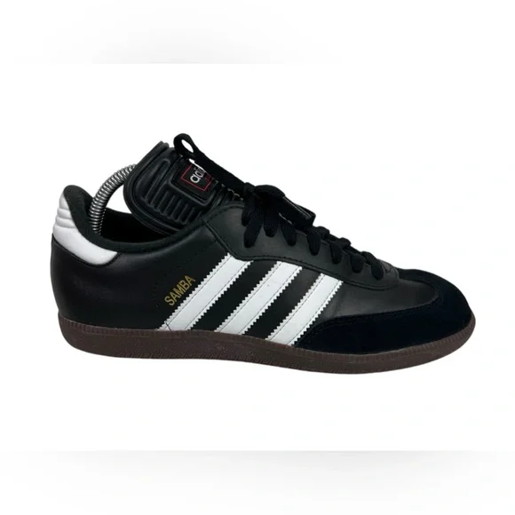 Adidas Samba Sambas Black White Indoor Soccer Shoes Sneakers Mens Size US  7.5